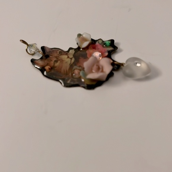 NWOT VINTAGE CAT BROOCH - Picture 4 of 7
